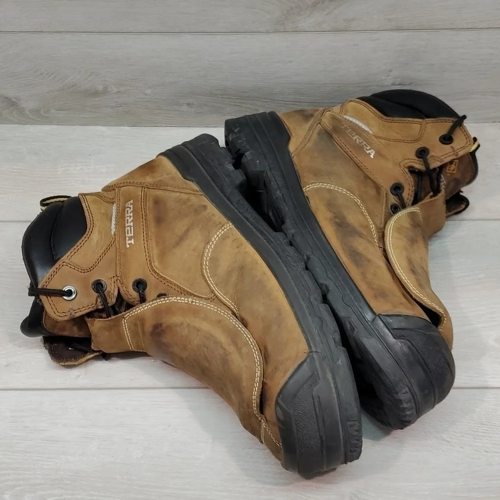 Terra Mens Work Safty Welding Boots shoes sz 12